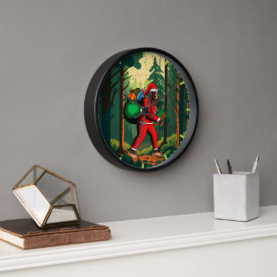 Reloj Bolsa de regalos de Bigfoot Santa Claus