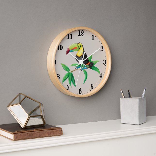 Reloj bonita decoración de estilo playero (Oficina)