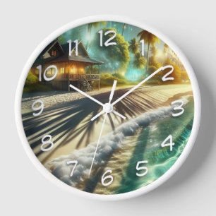 Reloj Bonita Sunset Beach House Temática