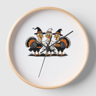 Reloj Boo de Halloween en Turquía, acción de gracias en 