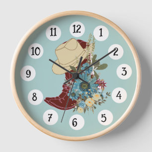 RELOJ BOTE Y FLORES DE CHICAS