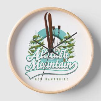 Reloj Botón del logotipo del nuevo hampshire de la monta