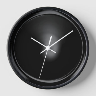 Reloj Botón negro
