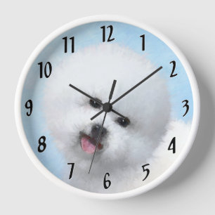 Reloj Boxer Pintura - Arte de Perro Original Lindo