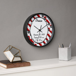 Reloj Boys Room Classic Car Gifts Sweet Red Retro Car