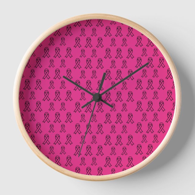Reloj Breast Cancer Awareness Wall Clock (Anverso)