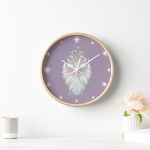 Reloj Búho Oracle Púrpura Pastel