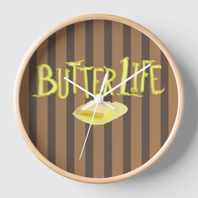 Reloj Butter Life Brown Strips BG (Anverso)
