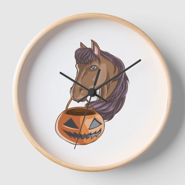 Reloj Caballo de Halloween (Anverso)