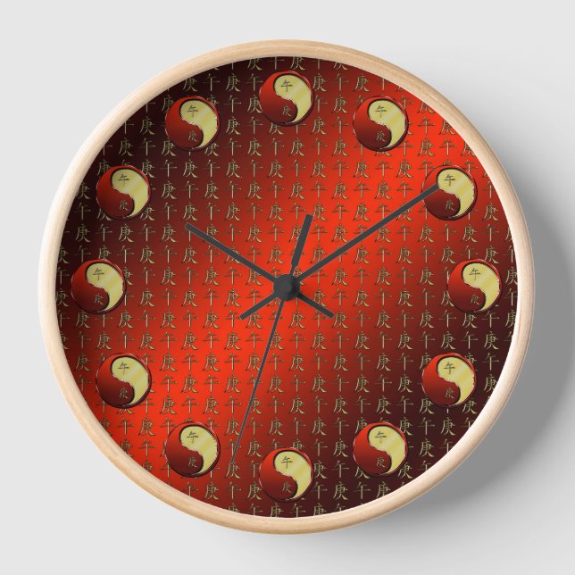 Reloj Caballo de Metal (Anverso)