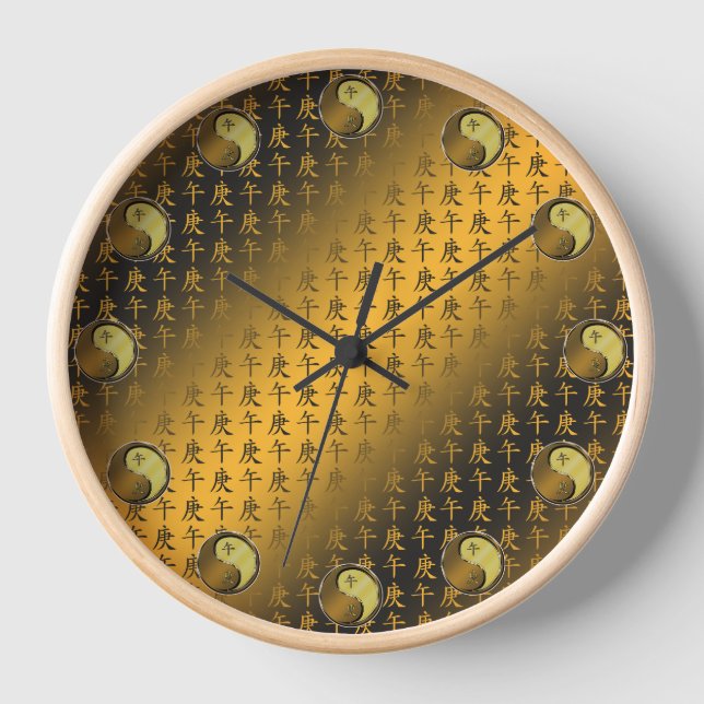 Reloj Caballo de Metal (Anverso)