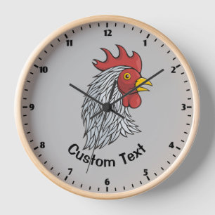 Reloj Cabeza de gallo gris