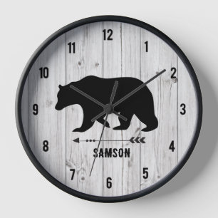 Reloj Cabina de plancha blanca rústica para granjas de o