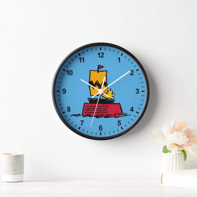 Reloj Cacahuetes | Barco de vela de Woodstock Snoopy Dis (Hogar)