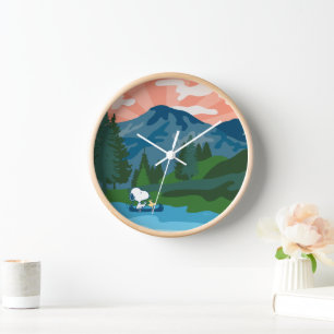 Reloj Cacahuetes   Canoa Snoopy & Woodstock