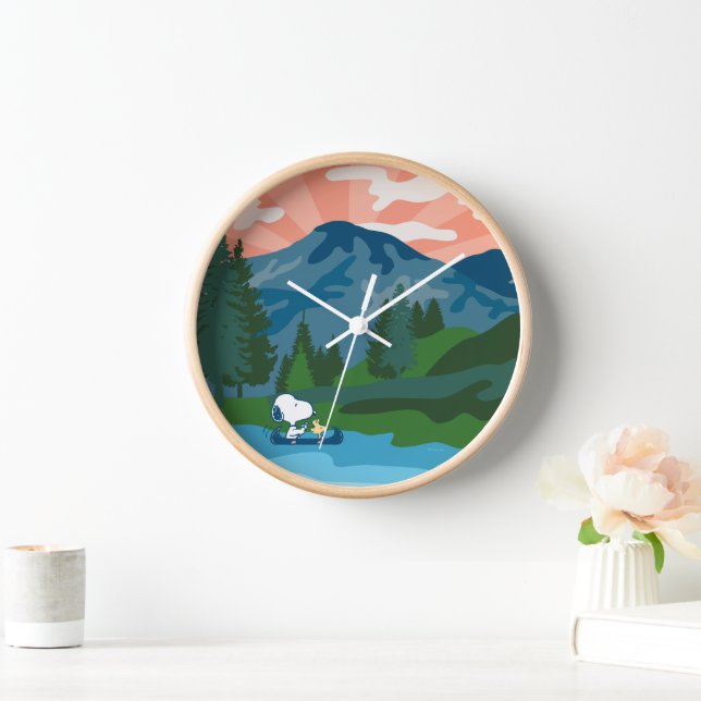 Reloj Cacahuetes | Canoa Snoopy & Woodstock (Hogar)