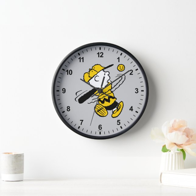 Reloj Cacahuetes | Charlie Brown en Bat (Hogar)