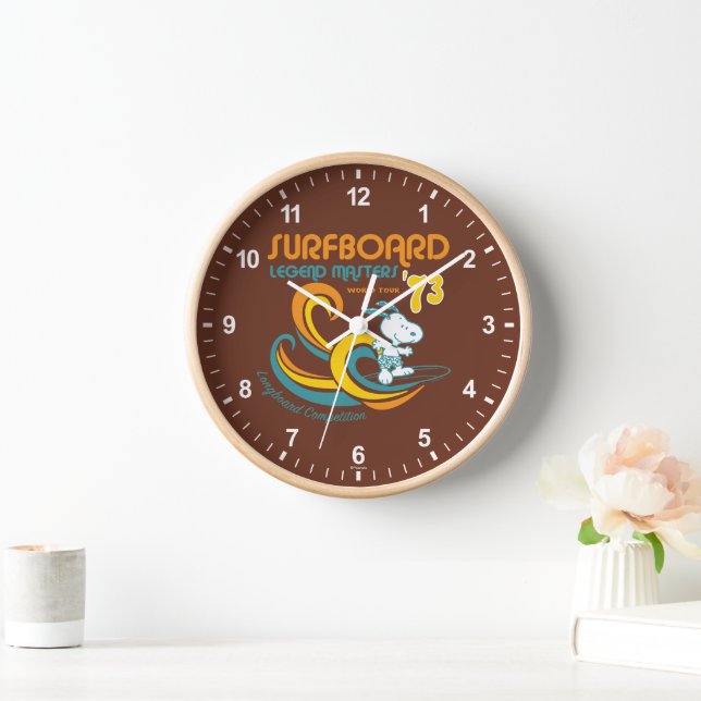 Reloj Cacahuetes | Concurso Snoopy Surfboard Longboard (Hogar)