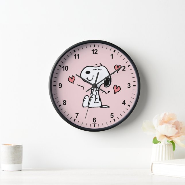 Reloj Cacahuetes | Corazones Snoopy (Hogar)