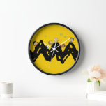 Reloj Cacahuetes | La pandilla del Zig Zag<br><div class="desc">Echa un vistazo a este divertido diseño de maní con la pandilla de maní.</div>