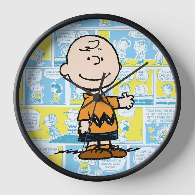 Reloj Cacahuetes | Patrón de cómics de Charlie Brown (Anverso)