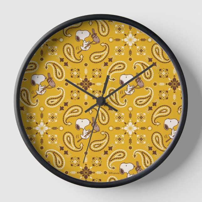 Reloj Cacahuetes | Snoopy Bandana Cowboy (Anverso)