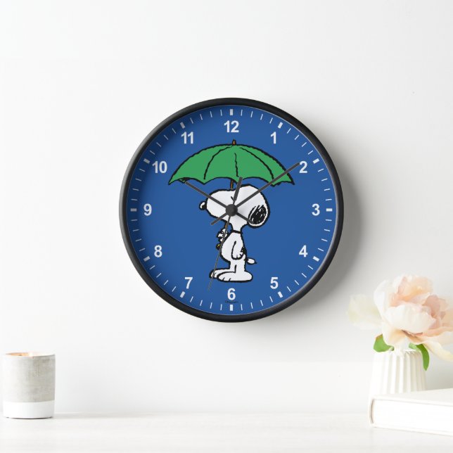 Reloj Cacahuetes | Snoopy Green Umbrella (Hogar)