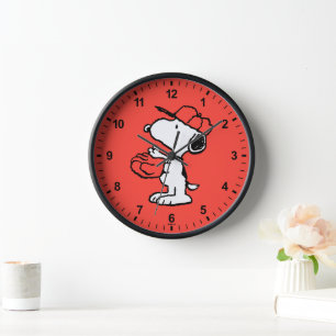 Reloj Cacahuetes   Snoopy Making the Catch