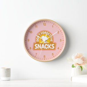 Reloj Cacahuetes   Snoopy No olvides los aperitivos