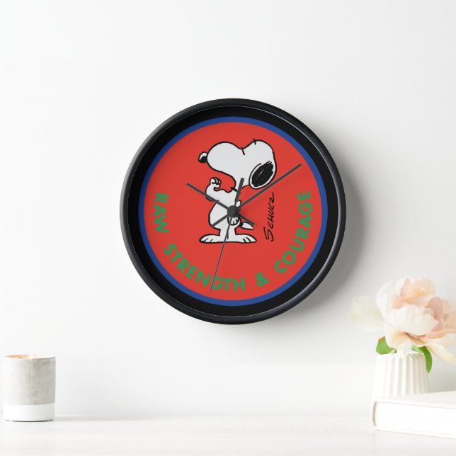 Reloj Cacahuetes | Snoopy Raw Strength & Courage Badge (Hogar)