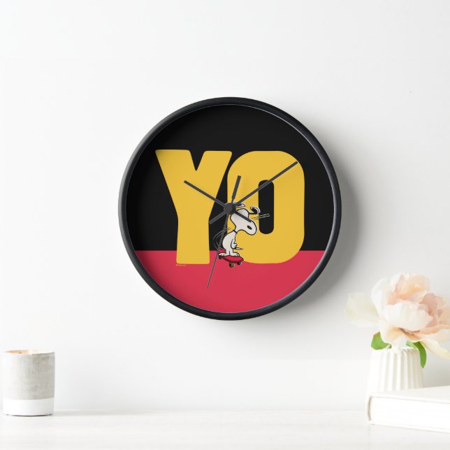 Reloj Cacahuetes | Snoopy YO Skateboard (Hogar)