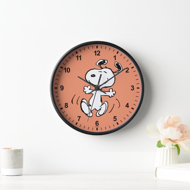 Reloj Cacahuetes | Un baile feliz Snoopy (Hogar)