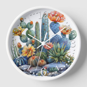 Reloj Cactus y suculentos