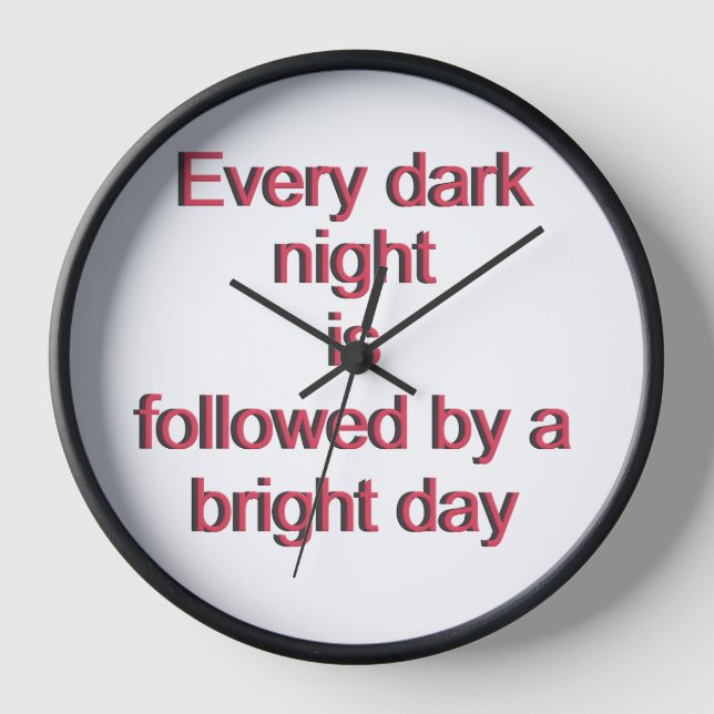 Reloj Cada noche oscura (Anverso)