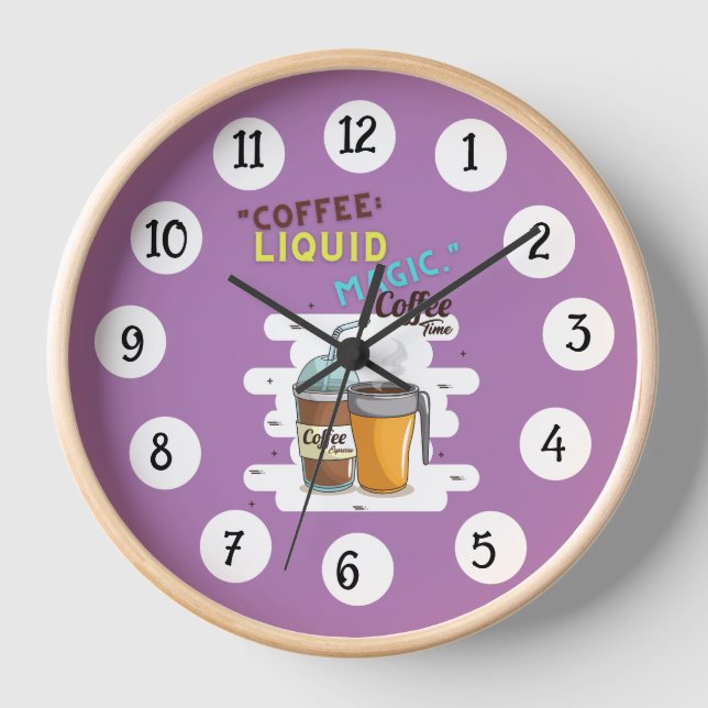 RELOJ CAFÉ (Anverso)