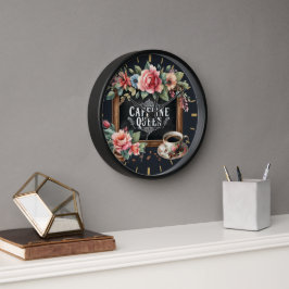 Reloj Café Coffeecore Clock Memes Barista Chalkboard