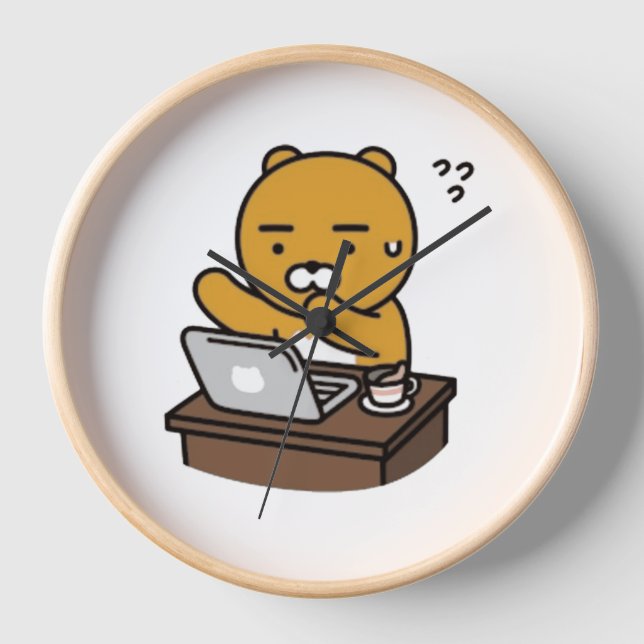 Reloj Café Ryan trabajador (Anverso)