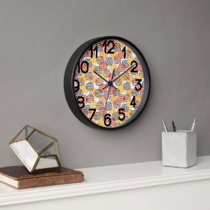 Reloj Caída de Swirls
