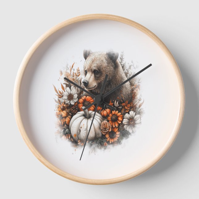 Reloj Calabaza de campo de la camiseta del oso (Anverso)