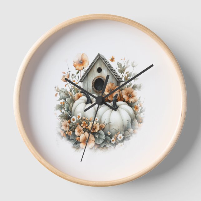 Reloj Calabaza de la camisas de la casa de aves (Anverso)