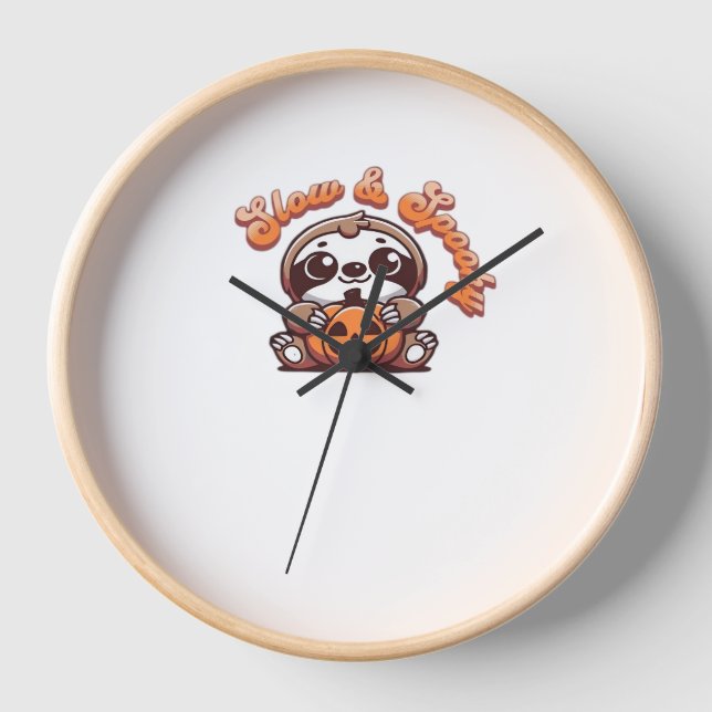 Reloj Calabaza espuma lenta y espeluznante suave de Hall (Anverso)