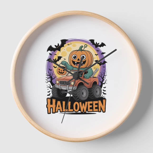 Reloj Calabaza juguetona (Anverso)