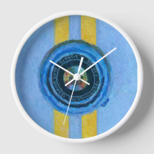 Reloj Cámara Azul