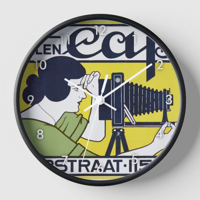 Reloj Cámara, fotógrafa, Van Caspel (Anverso)
