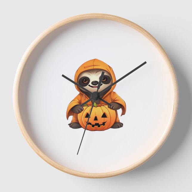 Reloj Camiseta Clásica de Halloween (Anverso)