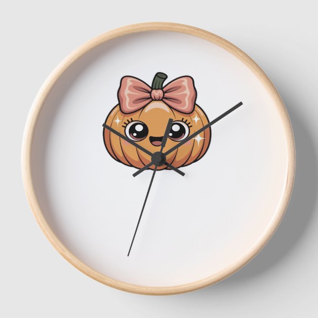 Reloj camiseta clásica kawaii (Anverso)