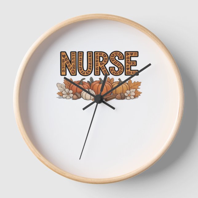 Reloj Camiseta clásica NURSE (Anverso)