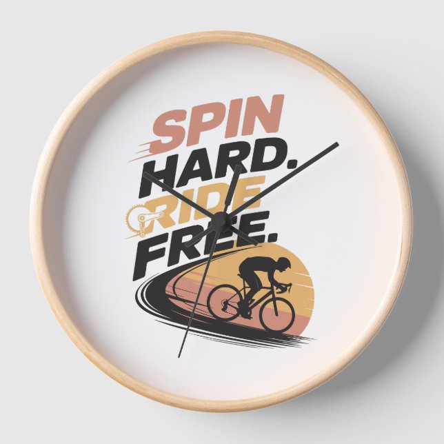Reloj Camiseta de bicicleta sin patinaje (Anverso)