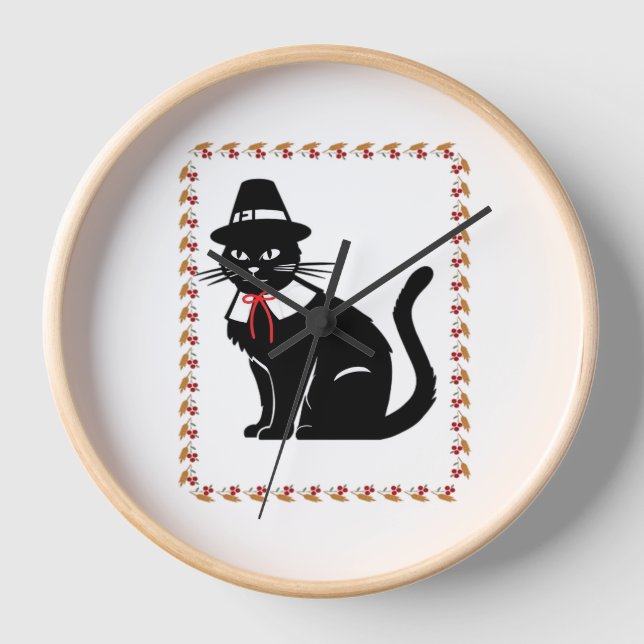Reloj Camiseta sobredimensionada para peregrino Cat (Anverso)