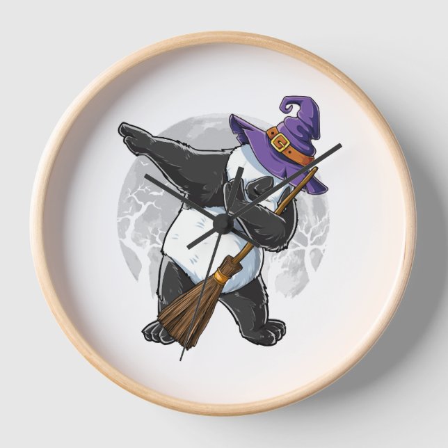 Reloj Camisetas de Dabbing Panda Halloween, Halloween 20 (Anverso)